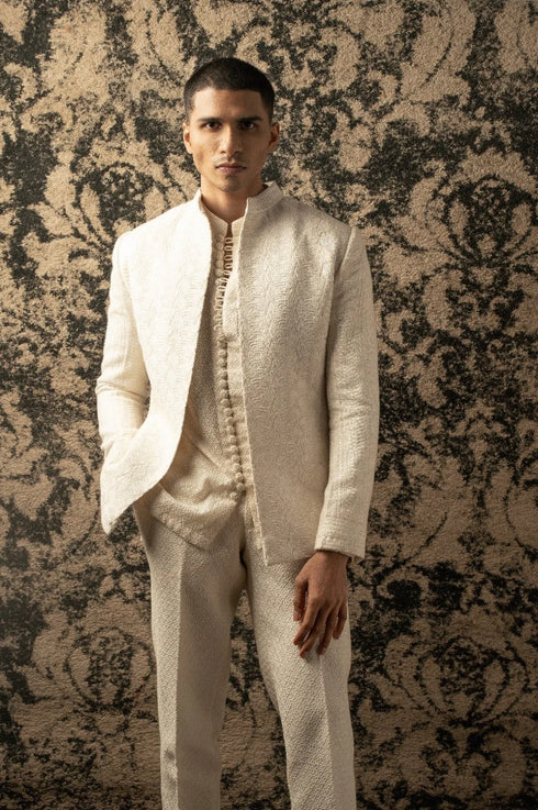 Ivory Jacket Set